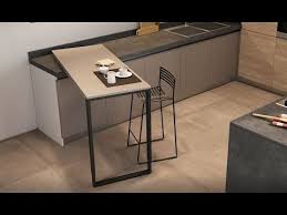 Sestante Sliding Countertop Extension Frame Only Box15 In 2020 Modern Kitchen Countertops Kitchen Design Small Interior Design Kitchen