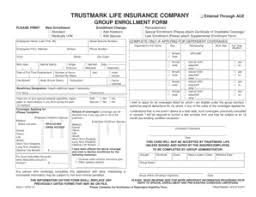 Trustmark's ongoing commitment to you is the development of a range of products and services to put you at the. Fillable Online Trustmark Life Insurance Company Entered Through Ace Fax Email Print Pdffiller