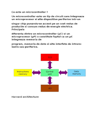 Principala diferenţă dintre un microcontroller (µc). Microcontroler Vs Microprocesor