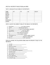 Preterite Tense Practice Spanish Preterite Tense Preterite Learning Spanish