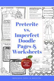 Preterite Vs Imperfect Notes And Worksheet Activities Basic Spanish Grammar Preterite Grammar Worksheets