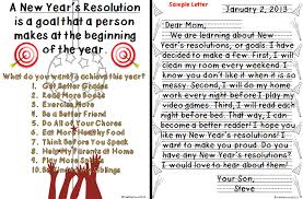 New Years Resolution Writing Freebie For Elementary Students In 2020 Letter Writing Template New Years Resolution New Years Activities