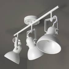 Entdecken sie leuchten passend zu ihrem stil und budget, versandkostenfrei ab 30 €. Deckenstrahler Weiss Metall 3 Flammig Langlich Retro Praktisch Wohnzimmer Lampe Ebay