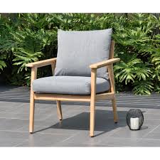 All the cotton in our products comes from more sustainable sources. Nordic Teak Wood Patio Arm Chair With Olefin Cushions Overstock 28172883