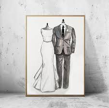 Wedding Dress Sketch Custom Bride Groom Portrait Wedding Illustration Dress Tuxedo Illustration Couple Portrait 2 Days Turnaround Wedding Illustration Wedding Dress Sketches Dress Sketches