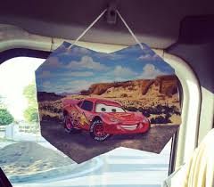 Yagliboya Simsek Mcqueen Oilpainting Mcqueen Calisma Simsek