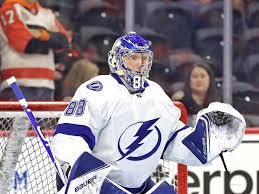 Born 25 july 1994) is a russian professional ice hockey goaltender currently playing for the tampa bay lightning of the national hockey league (nhl). Lightning Vasilevskiy Is Making His Case For Second Vezina Trophy