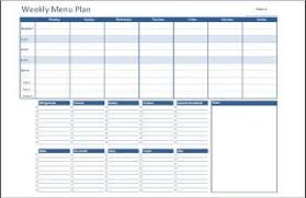 Weekly Menu Planner Grocery List Excel In Life Templates Included Meal Planning Template Weekly Menu Planners Weekly Meal Planner Template
