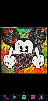 Entdecken sie hier mickey, minnie, donald und co. Gangsta Mickey 9gag