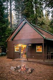Rental trailer & cabin 36 foot trailer, sleeps up to 9, picnic table and fire pit at site Pinecrest Cabin Rental Build A Campfire For Smores Cabins Cottages Cabin Cozy Cabin