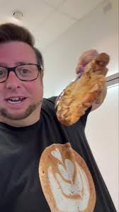 Checkout our MASSIVE almond croissants! Our Hart centre outlet is open  8am-6pm Mon