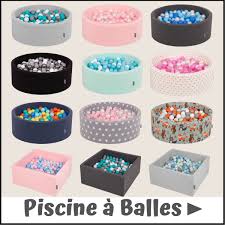Kiddymoon Doux Piscine A Balles Pour Bebe 90x30 A 200 300 Balles Gris Clair Ebay