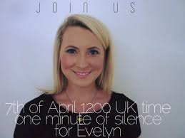 Three years ago Evelyn was taken from us. It has been three years of  grieving and unanswered questions and a very hard time for her family and  friends. We will never forget