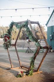 Wood Geometric Ceremony Arch Rental Circle Ceremony Arch Rental San Diego Wedding Arch Rustic Wedding Archway Backyard Wedding