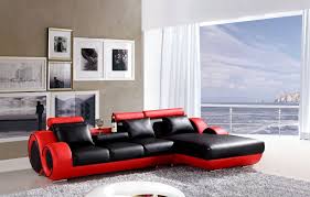 Black And White Couches For Sale L Shape Reclining Sofa Set Modern Leather Couch 4085 Black Red Modern Leather Couch Modern Sofa Set Black And White Sofa