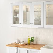 Ikea Axstad Matt White Glass Door Glas Kuchenschranke Kuchenumbau Kuchendesign