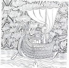 You can use our amazing online tool to color and edit the following viking coloring pages. Viking Ship Detailed Coloring Book Page For Adults Ship Coloring Pages Coloring Book Pages Coloring Books