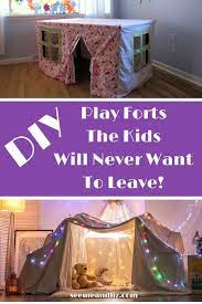 7 Diy Indoor Play Forts Kids Will Never Want To Leave Seeme Liz Kids Forts Indoor Tent For Kids Play Fort
