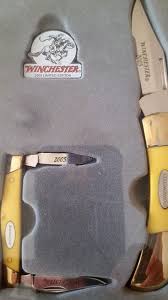 282 of 429) sold for: Winchester 2005 Limited Edition Yellow Boy Knife Set Nib Sportscards Com