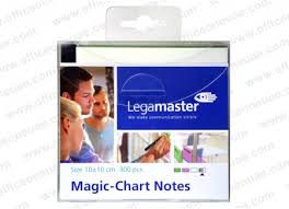 Legamaster Magic Chart Notes Electrostatic Sheets 10 X 10 Cm 300