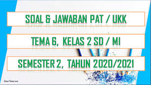 We did not find results for: Soal Jawaban Pat Ukk Tema 6 Kelas 2 Sd Mi Semester 2 Tahun 2021 Sinau Thewe Com