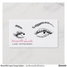 For beauty salon, lash extensions maker. Beautiful Eyes Long Lashes Lash Extension Business Card Zazzle Com Lash Extensions Business Long Lashes Lash Extensions