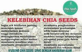 Chia seeds are naturally rich in antioxidants, which means that they defend your body from aging and cancer. B Legend Chia Seeds Badan Sihat Dengan Anugerah Alam Pengedar Stokis Pemborong Agen Produk Kecantikan Kesihatan Kosmetik Dropship Murah Hcube Shop