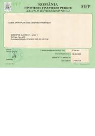 Certificat De Inregistrare Fiscala A Cnccr Acreditari Nationale Si Internationale Ale Cnccr Clubulnationaldecainiciobanestiromanesti