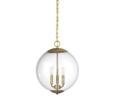 Create lighting with a custom feel with our sculptural glass globe pendant. Trade Winds Katie Glass Globe Pendant In Natural Brass Lightsonline Com