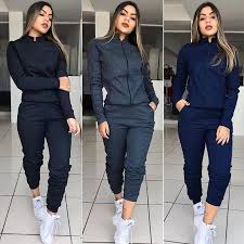 🔥 акции и скидки до 70% на все товары! Kupit Optom Moda Stend Vorotnik Zhenskij Komplekt Iz Dvuh Chastej Sportivnyj Kostyum Beg Molniya Top Bryuki Kostyum Sportivnaya Odezhda Zhenskaya Odezhda Sploshnoj 3 Cveta Plyus Razmer Otjohnmike1994 V Kategorii Sportivnye Kostyumy