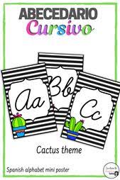 Abecedario Decoracion Cactus Spanish Alphabet Posters Phonics Activities Spanish Alphabet Activities Preschool Letters