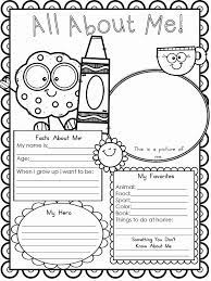#backtoschool #firstgrade #secondgrade #teaching #writingprompts. Worksheet For Kindergarten All About Me Preschool All About Me Worksheet Homeschool Worksheets