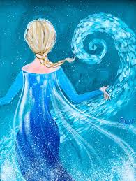 Elsa From Frozen Easy Painting Tutorial Free On Youtube Learn Several Fun Painting Methods In The Art Sherpa Disney Canvas Paintings Acrylic Painting Canvas