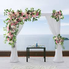 Artificial wedding flowers that last for ever after! Silk Curtain Flower Wedding Arch Decor Corner Flower Artificial Flower Arrangement Christmas Garland Room Home Decoration Floral Artificial Dried Flowers Aliexpress