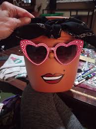 DIY Pot Lady Craft Using Dollar Tree Materials