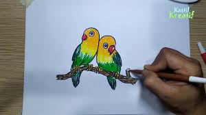 To search on pikpng now. Cara Menggambar Burung Lovebird Youtube