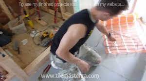 An average heated bathroom floor can cost as little as $250 to $300. Radiant Heated Bathroom Floor Installation How To Do It From A To Z Atlanta Ga Youtube