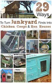 Pallets were used for the walls of this coop, with the gaps filled with other pallet slabs. 29 Ways To Turn Junkyard Finds Into Diy Chicken Coops And Hen Houses The Thrifty Couple