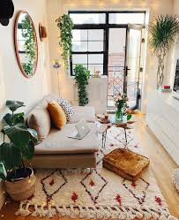 Obviously, a navy velvet sofa adds a bold touch which calmer the pink tone of the room. 25 Boho Living Room Decor Ideas On A Budget Momooze Com