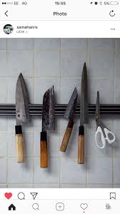 Pin By Mateusz Orlikowski On Couteaux Cuisine Japanese Knife Knife Magnetic Knife Strip