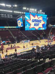 reed arena section 123 rateyourseats com