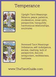 Maybe you would like to learn more about one of these? Temperance Tarot Flashcard Upright And Reversed Meaning By The Tarot Guide Major Arcana Free Tarot Reading Reincarnation W Tarot Guide Tarot Meanings Tarot