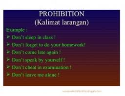Sekilas kalimat larangan seperti contoh kalimat perintah dalam bahasa inggris, namun keduanya berbeda. 1001 Contoh Kalimat Larangan Dalam Bahasa Inggris Do Not Dan No
