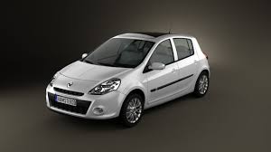 360 View Of Renault Clio 5 Door 2010 3d Model Hum3d Store Renault Clio Clio Renault
