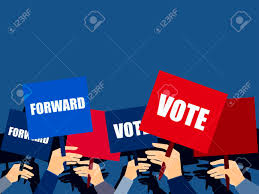 Presidential election, including electoral votes between trump and biden in each state, and who is winning the popular vote. Campagne Electorale Vote Des Elections Affiche Electorale Tenant Des Affiches Election Banniere L Equipe De Soutien Le Soutien Des Electeurs Les Gens Avec Des Pancartes Vecteur Clip Art Libres De Droits Vecteurs