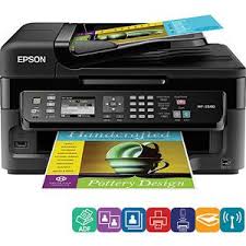 With ecotank, the original system epson ink tank, the l575 is fit for printing 7500 quality shading pages or 4500 dim pages. Epson Workforce Wf 2540 Multifunction Printer Color Ink Jet Legal 8 5 In X 14 In Original 8 5 In X 44 In Media Up To 7 7 Ppm Copying Up To Multifunction Printer Inkjet Printer Color Inkjet Printer