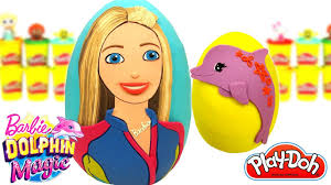 Juegos vintage en américa latina de los años 80 y 90. Huevos Sorpresa De Barbie Y Los Delfines Magicos En Espanol Plastilina Play Doh Youtube