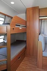Small trailer with bunk beds. 5 Travel Trailers With Quad Bunkhouse Layouts For Families Camper Report