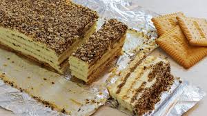 If your dough is crumbly just add more water 1 teaspoon at a time until the dough holds together. No Bake Biscuit Cake With Pudding Recipe Happyfoods Youtube
