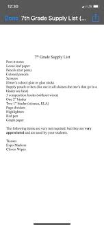 Profile for JMS 7th Grade